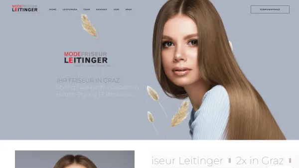 Website Screenshot: Friseur Leitinger - Friseur Leitinger - Ihr Friseur in Graz - Date: 2023-06-14 10:38:10