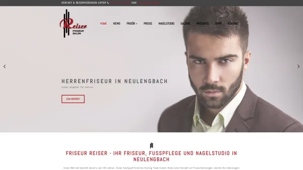 Website Screenshot: Friseur Reiser Neulengbach - Friseursalon Reiser - Ihr Friseur in Neulengbach - Date: 2023-06-22 15:11:37