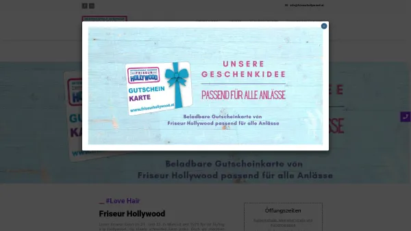 Website Screenshot: Heinz Capka Gesellschaft Friseur HOLLYWOOD Internationale Haarmode - Friseur Wien - FRISEUR HOLLYWOOD 4x in Wien - Date: 2023-06-22 15:16:24