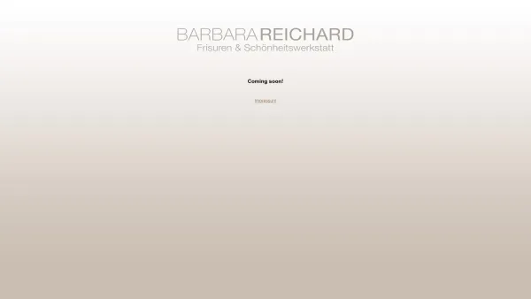 Website Screenshot: Frisurenwerkstatt Schönheitswerkstatt Barbara Reichard - BARBARA REICHARD – Frisuren & Schönheitswerkstatt - Date: 2023-06-15 16:02:34