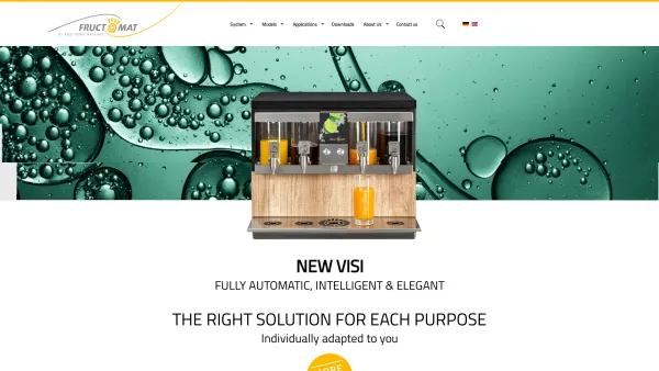 Website Screenshot: ASCO Drink Machines GmbH - ASCO DRINK MACHINES. Beverage Dispenser FRUCTOMAT. - Date: 2023-06-14 10:37:04