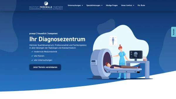 Website Screenshot: Institut Frühwald Steiner Obermayr - Institut Frühwald - Ihr Diagnosezentrum - Date: 2023-06-22 15:16:25