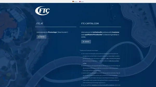Website Screenshot: FTC Capital GmbH - FTC Capital – Asset Management - Date: 2023-06-15 16:02:34