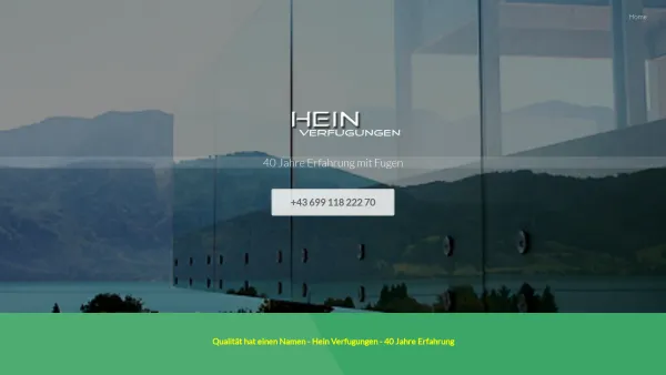 Website Screenshot: Bernhard HeVerfugungen - Hein Verfugungen - ob Silikon, Acryl oder Hybrid - wir sind die Profis - Date: 2023-06-22 15:01:16