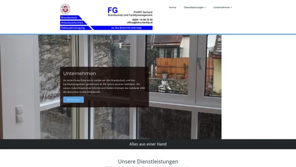 Website Screenshot: FG Fuhry Gerhard Brandschutz und Facilitymanagement - Fuhry Facility – Fuhry Facility - Date: 2023-06-15 16:02:34