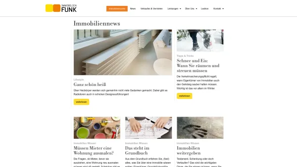Website Screenshot: Immobilien Dr. Margret Funk - Funk Immobilien - Immobilienmakler Wien - Date: 2023-06-22 15:01:16