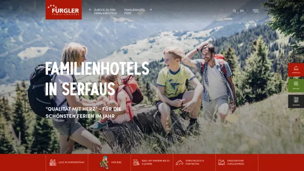 Website Screenshot: Familienhotel Furgler**** - Familienhotel Furgler in Serfaus-Fiss-Ladis in Tirol - Date: 2023-06-22 15:21:08