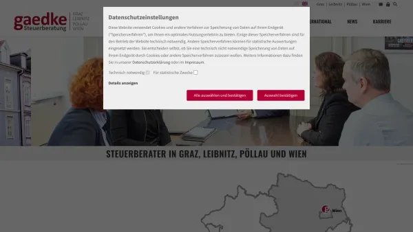 Website Screenshot: Gaedke & Angeringer Steuerberatung GmbH - Steuerberater Graz & Wien | Steuerberatung von Gaedke & Partner - Date: 2023-06-22 15:01:20