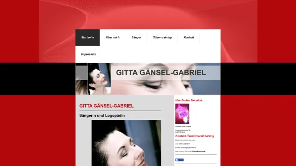 Website Screenshot: Gitta Gänsel-Gabriel - Homepage-Titel - Startseite - Date: 2023-06-22 15:01:20