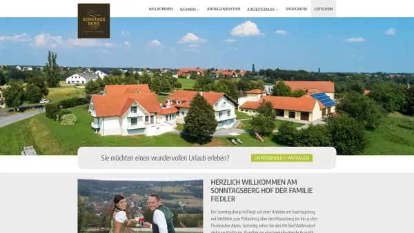 Website Screenshot: Gästehaus Hotel Entspannung Erholung Sonntagsberg gemütlich Urlaub - Sonntagsberg Hof – Sonntagsberg Hof - Date: 2023-06-22 15:01:20