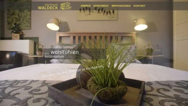 Website Screenshot: Gästehaus Waldeck - Bed&Breakfast - Gästehaus WALDECK Zimmer in Großgmain Gästehaus WALDECK Zimmer in Großgmain - Date: 2023-06-22 15:01:20