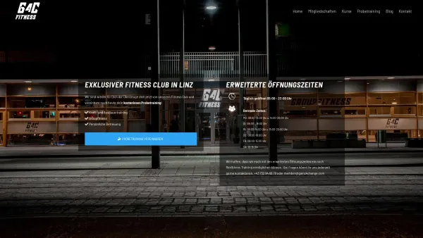 Website Screenshot: Gainz4Change Fitness - Fitnessstudio Linz | Make a change - Gainz4Change Fitness - Date: 2023-06-26 10:26:19
