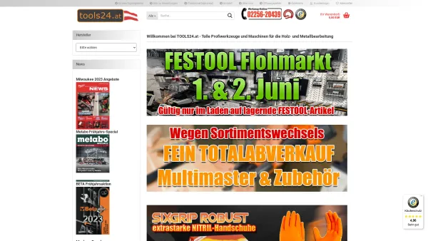 Website Screenshot: Werkzeuge - Ernst Gaisch - tools24.at - tools24.at - Date: 2023-06-14 10:38:24
