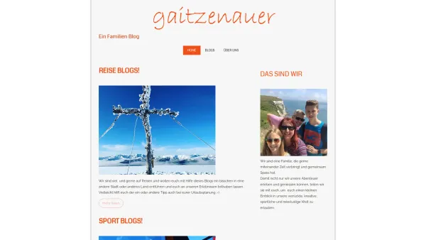 Website Screenshot: Gaitzenauer - Reise Blogs! - gaitzenauer-ats Webseite! - Date: 2023-06-22 15:01:20