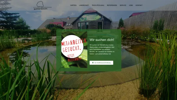 Website Screenshot: galateich haneder oberstrahlbach garten landschafts und teichbau - galateich – Garten-, Landschafts- und Teichbau - Date: 2023-06-22 15:01:20