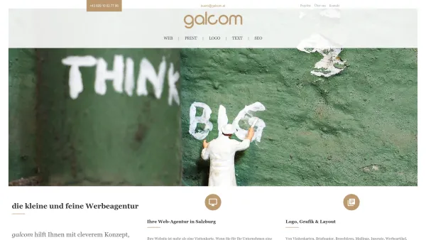 Website Screenshot: galcom Gallei Communications OG Werbeagentur - galcom - Gallei Communications Werbeagentur in Salzburg - Date: 2023-06-14 10:40:03
