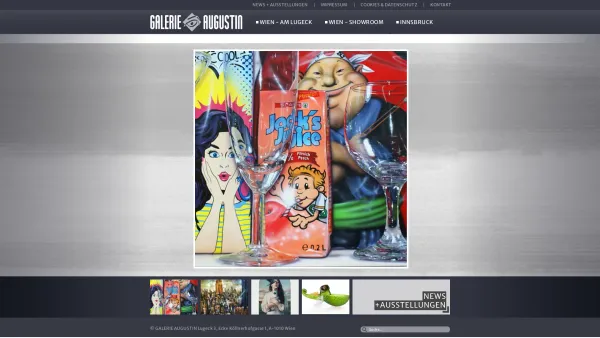 Website Screenshot: Galerie Untitled - Galerie Augustin - Date: 2023-06-14 10:40:03