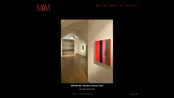 Website Screenshot: MAM Mario Mauroner Contemporary Art Salzburg-Vienna) - Home | Mario Mauroner Contemporary Art - Date: 2023-06-22 15:01:20
