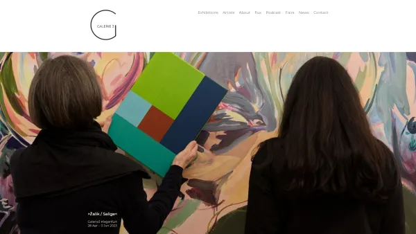 Website Screenshot: Galerie3 · Galerie für zeitgenössische Kunst - Home | Galerie3 - Contemporary Art - Date: 2023-06-14 10:40:03