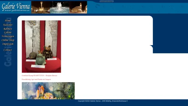 Website Screenshot: Galerie Vienna 2340 Mödling Enzersdorferstrasse 6 www.galerievienna.at - Unbenanntes Dokument - Date: 2023-06-14 10:40:03