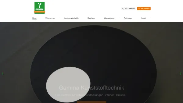 Website Screenshot: bei GAMMA Kunststofftechnik GmbH! - Home - Gamma Kunststofftechnik - Date: 2023-06-22 15:11:40
