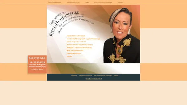 Website Screenshot: Riedl-Hohenberger Margit A intro - DDr. Margit Riedl-Hohenberger - Date: 2023-06-14 10:40:03