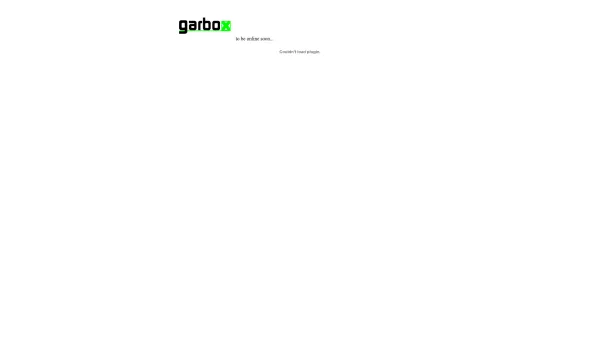 Website Screenshot: GARBOX.at - GARBOX - Date: 2023-06-22 15:13:34