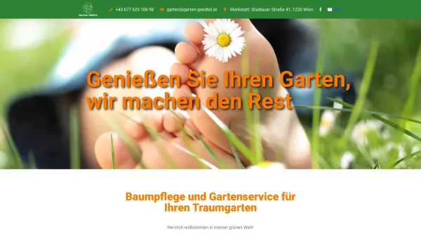 Website Screenshot: Garten-Gödtel - Home - Garten Gödtel – Garten-, Baum- & Landschaftspflege - Date: 2023-06-22 15:13:34