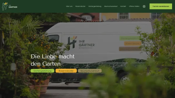 Website Screenshot: Gartencenter Posch - Ihr Gärtner - Gartengestaltung | Rasenroboter | Baumschulverkauf - Date: 2023-06-22 15:01:24