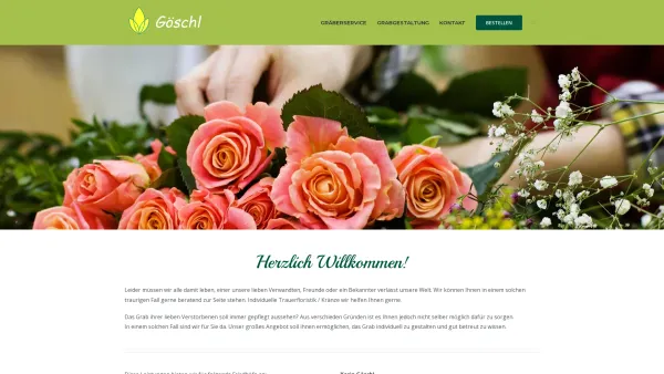 Website Screenshot: KarGöschl Ges.m.b.H - Trauerfloristik – Friedhof Göschl – Gartengestaltung, Friedhofsgärtnerei - Date: 2023-06-22 15:01:24
