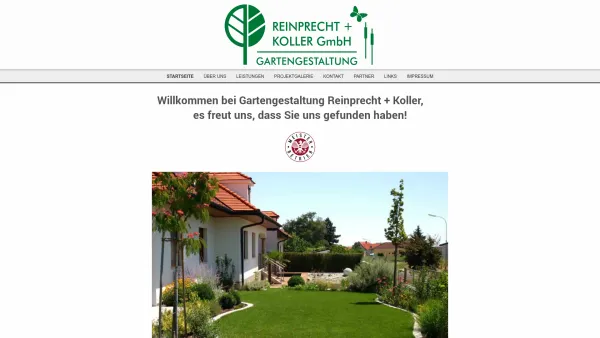 Website Screenshot: Thomas Gartengestaltung Reinprecht - Reinprecht + Koller Gartengestaltung GmbH - Startseite - Date: 2023-06-22 15:01:24
