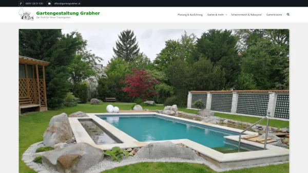 Website Screenshot: Ing. Martin Grabher  Gartengestaltung - Gartengestaltung Grabher – Der Profi für Ihren Traumgarten - Date: 2023-06-15 16:02:34