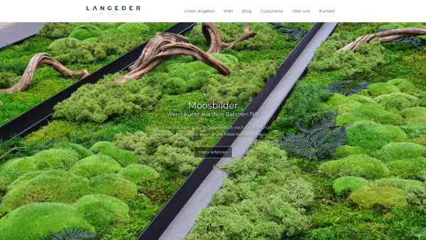 Website Screenshot: Langeder GmbH Garten-Harmonie - Die Gärtner mit der grünen Seele - Langeder Gartenharmonie - Date: 2023-06-15 16:02:34