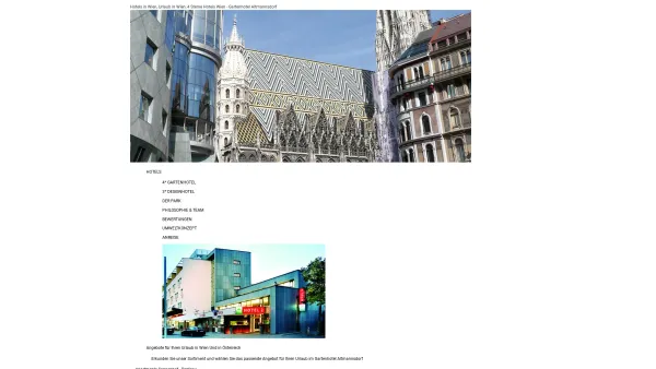 Website Screenshot: Gartenhotel Altmannsdorf Hotel 1 - Hotels in Wien; Urlaub in Wien, 4 Sterne Hotels Wien - Gartenhotel Altmannsdorf - Date: 2023-06-14 10:37:10
