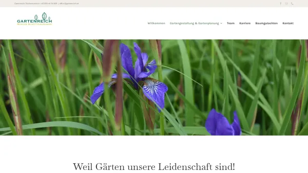 Website Screenshot: Gartenreich Monika Schüttengruber - Gartengestaltung & Gartenplanung in Graz und Umgebung - Date: 2023-06-22 15:01:24