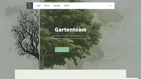 Website Screenshot: Gartenteam GartengestaltungsgesmbH - Home - Gartenteam - Date: 2023-06-22 15:01:24