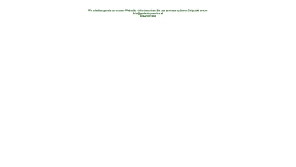 Website Screenshot: GARTENTOPSERVICE Für Ihre individuelle Gartengestaltung Salzburg Jürgen Rosner - Garten Top Service Rosner - Date: 2023-06-14 10:40:03