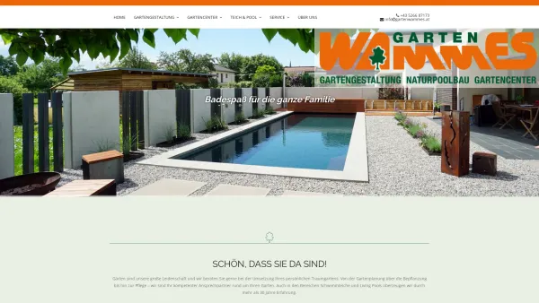 Website Screenshot: Garten Wammes Gmbh
Gartengestaltung Gartencenter Schimmteichbau - Home: Garten Wammes - Date: 2023-06-26 10:26:22