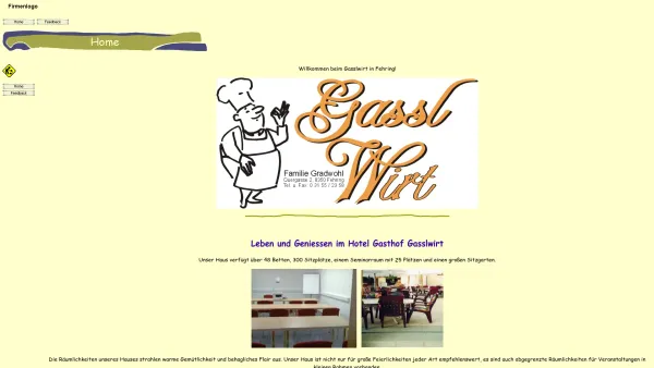 Website Screenshot: Gasslwirt - Home - Date: 2023-06-14 10:40:03