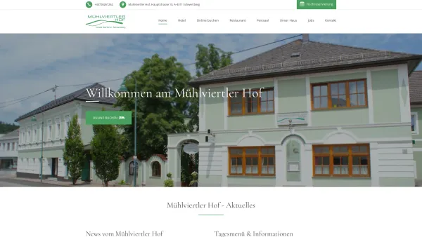Website Screenshot: Gasthof Geirhofer Mühlviertlerhof - Familie Geirhofer – Schwertberg: MÜHLVIERTLER HOF - Date: 2023-06-22 15:11:46