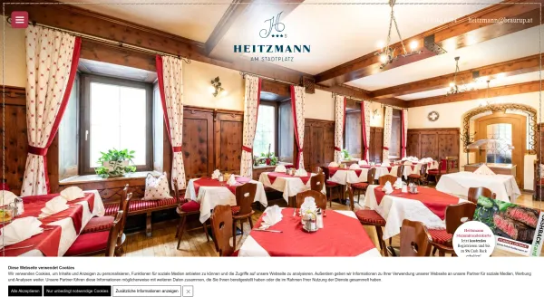 Website Screenshot: Gasthof Heitzmann*** - Hotel Heitzmann in Mittersill - Hotel Heitzmann in Mittersill - Date: 2023-06-22 15:11:47