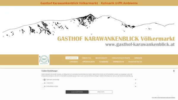 Website Screenshot: Gasthof Karawankenblick - Startseite - Date: 2023-06-14 10:40:03