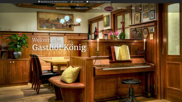 Website Screenshot: Gabriele Gasthof König Wo der Gast noch König ist! - The König - Hotel Gasthof König - Date: 2023-06-22 15:11:47