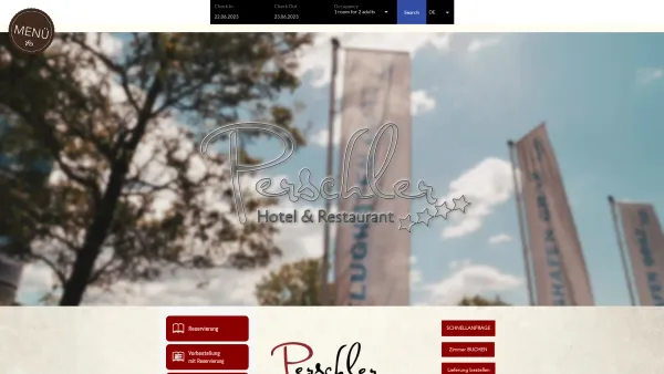 Website Screenshot: Gasthof Perschler - Hotel | Hotel Restaurant Perschler Gmbh | Fohnsdorf - Date: 2023-06-22 15:11:47