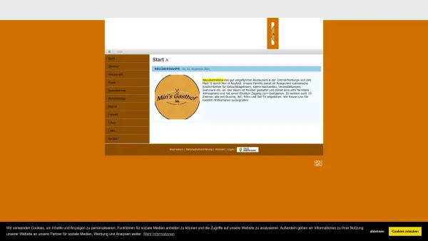 Website Screenshot: Landgasthof zur Post - Gasthof zur Post - Date: 2023-06-14 10:40:06