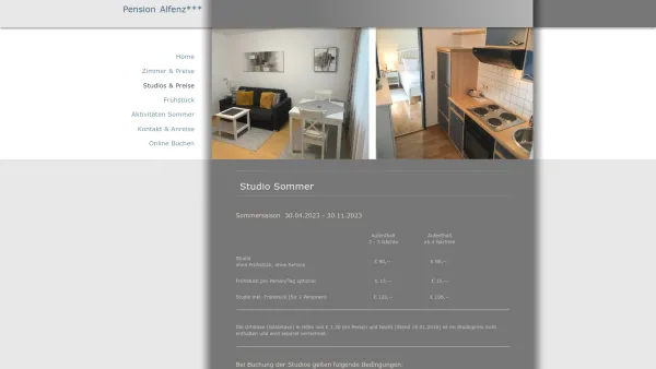 Website Screenshot: Gasthof Alfenz*** - Studio Sommer - Date: 2023-06-14 10:40:06