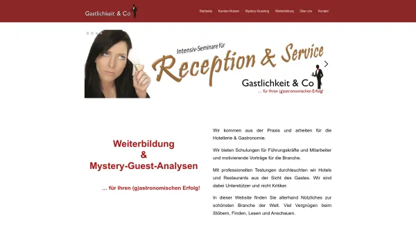 Website Screenshot: Gastlichkeit & Co - Weiterbildungs- und Betriebsberatungsges.m.b.H. - Gastlichkeit & Co, Weiterbildungs- und Betriebsberatungsges.m.b.H. › Gastlichkeit & Co - Date: 2023-06-22 15:01:28
