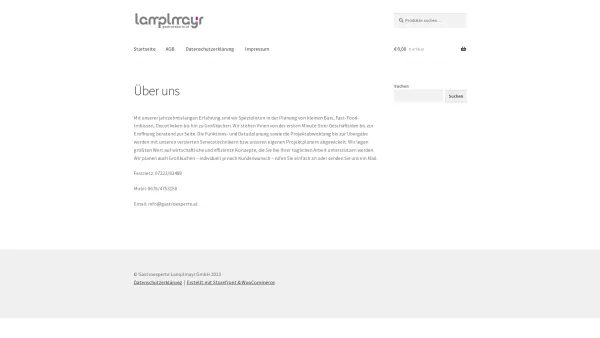 Website Screenshot: Gastronomiebedarf Ilse Lamplmayr - Gastroexperte Lamplmayr GmbH - Date: 2023-06-22 15:01:28