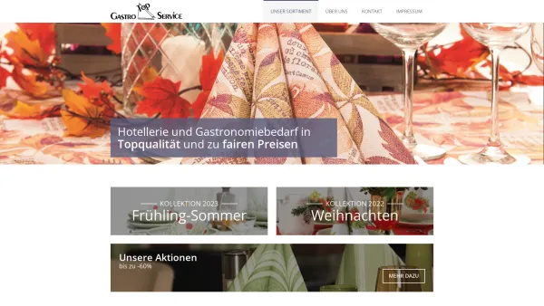 Website Screenshot: Gastronomiebedarf Gastro Top Service Povoden Spezialartikel für Hotel und Gastronomie - Gastro Top | qualitativ hochwertigen Gastronomiear - Date: 2023-06-22 15:01:28
