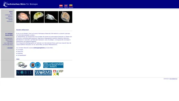Website Screenshot: Technisches Büro für Biologie Dr Santiago-Enrique Büro für Biologie Gaviria - Büro für Biologie Gaviria - Date: 2023-06-22 15:01:28